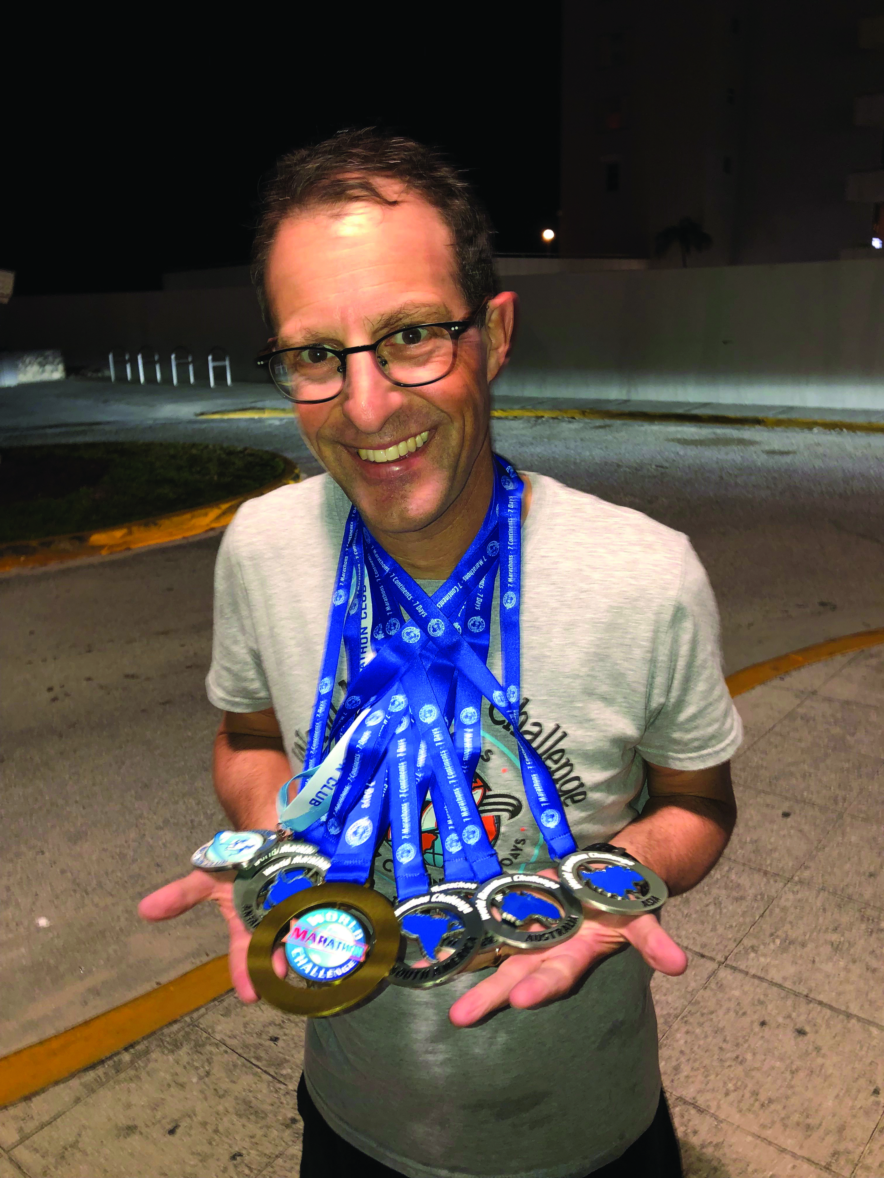 Joshua Cohen, World Marathon Challenge